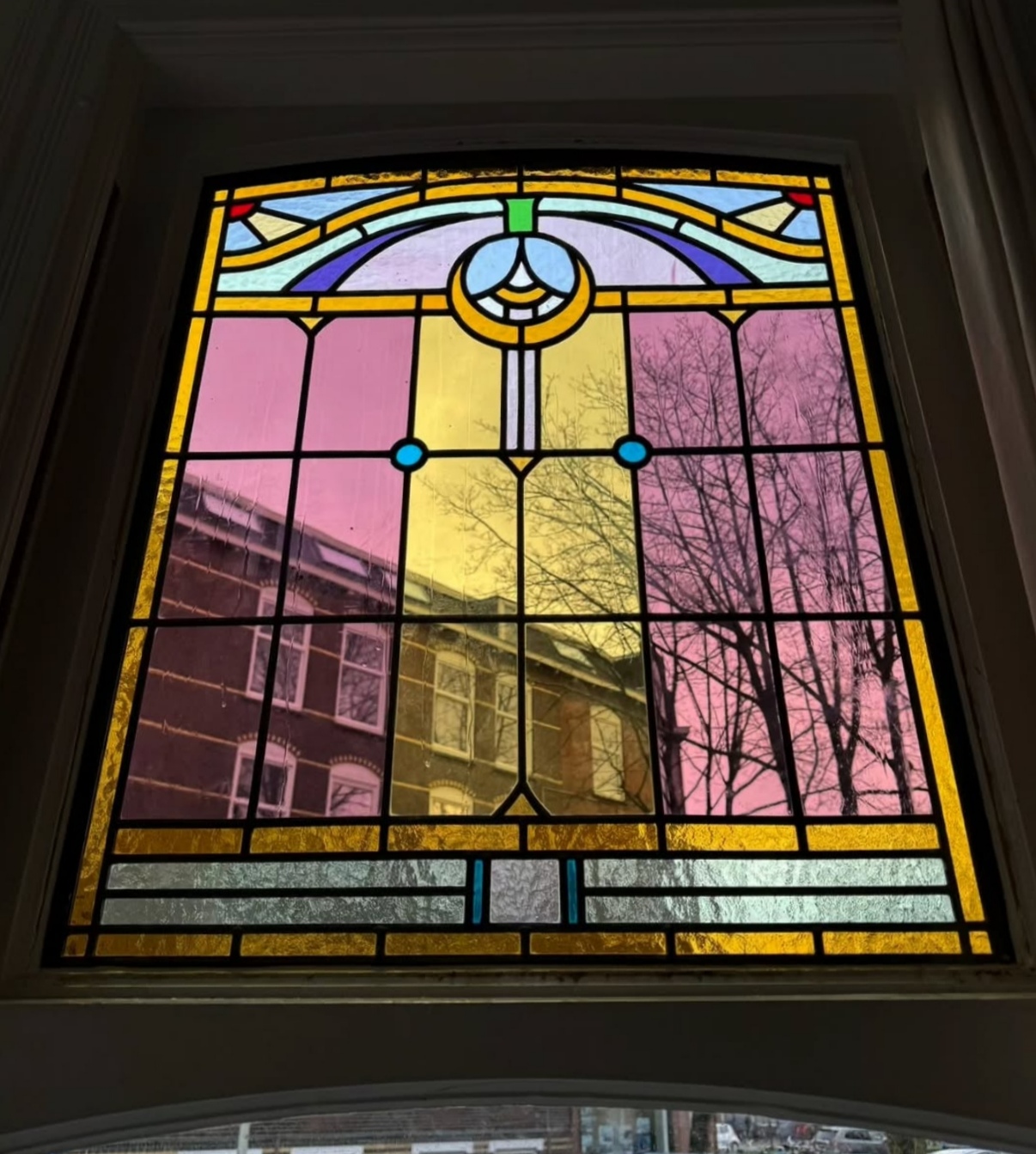 Glas-in-lood door Kris project image