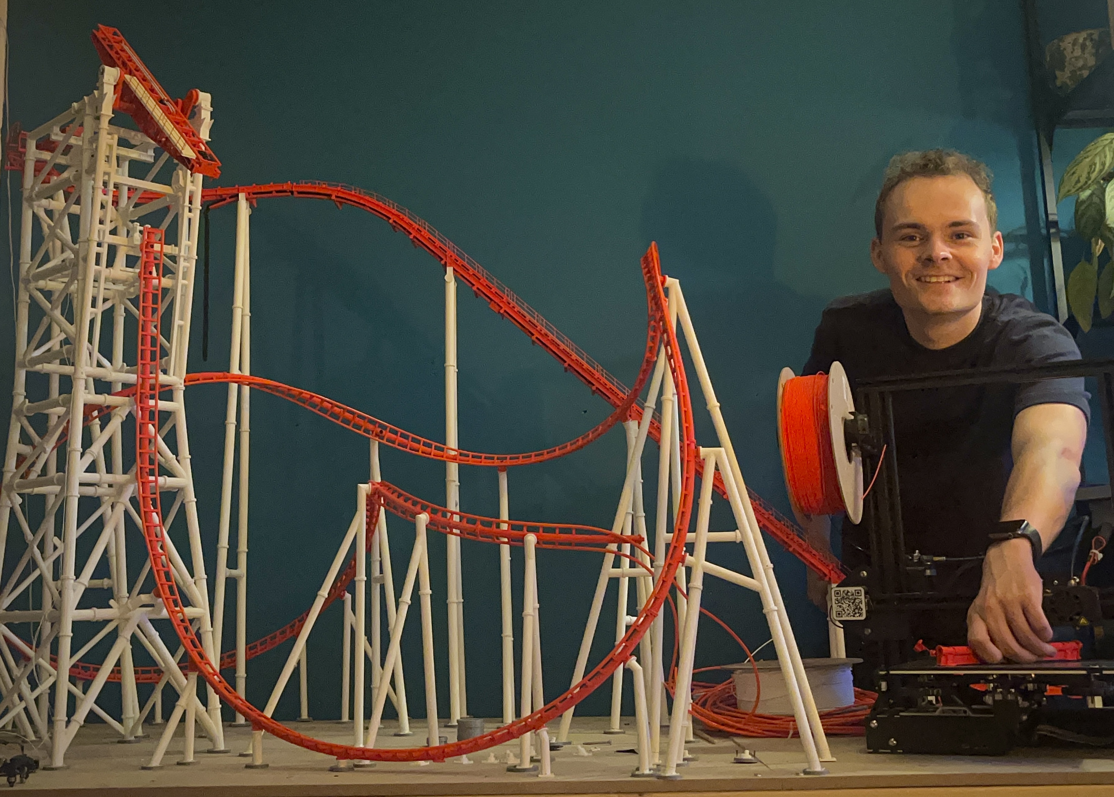 3D Printed Roller Coasters project image